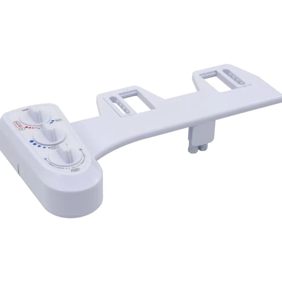 vidaXL Accessoire siège toilette et eau chaude et froide à double buse