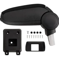 vidaXL Accoudoir de voiture noir 12x33x(24-42) cm ABS