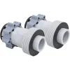 vidaXL Adaptateurs de tuyaux de piscine Type B 2 pcs