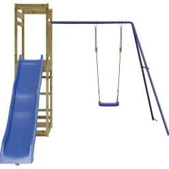 vidaXL Aire de jeux d'extérieur bois de pin imprégné