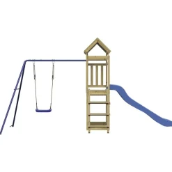 vidaXL Aire de jeux d'extérieur bois de pin imprégné