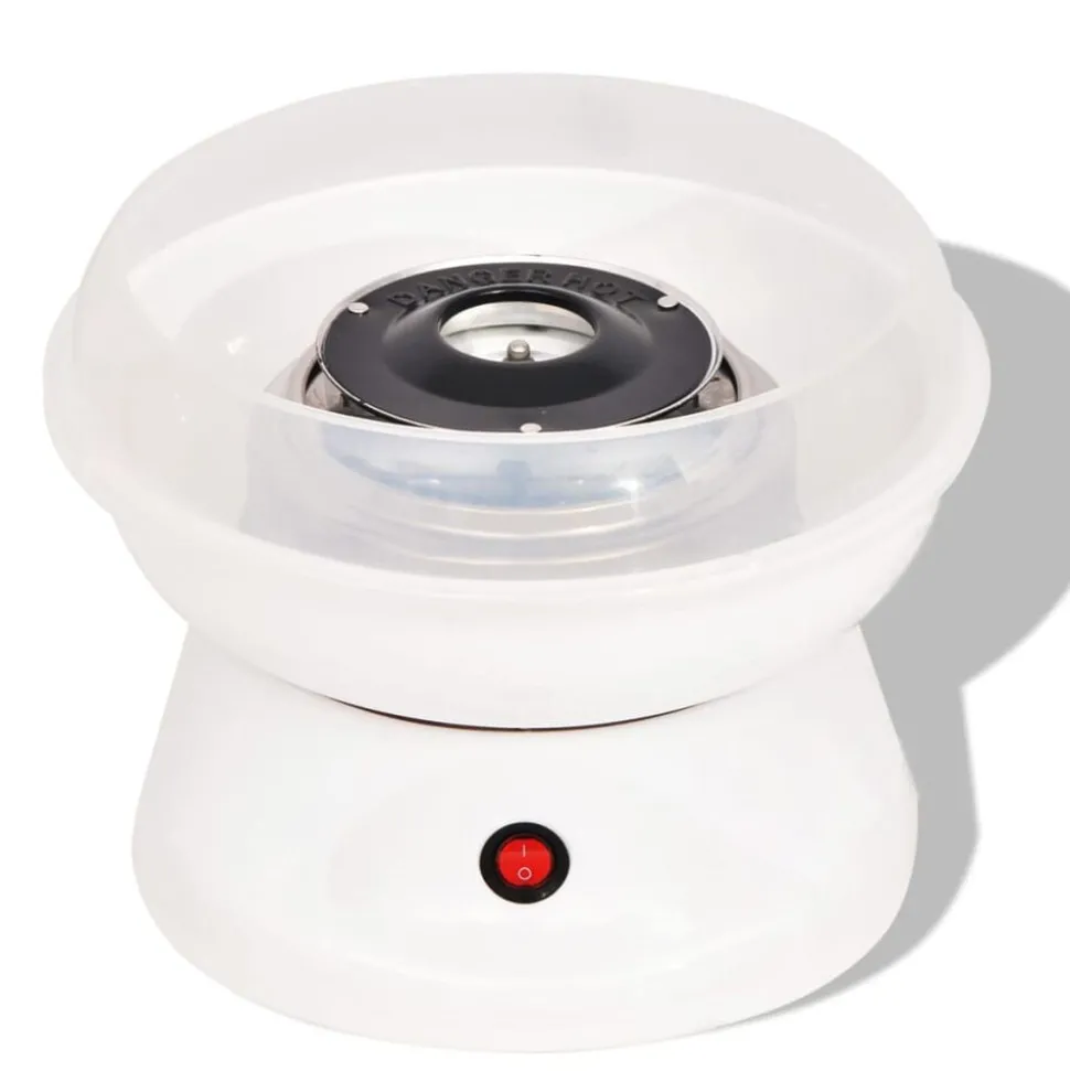 vidaXL Appareil à barbe à papa 480 W Blanc