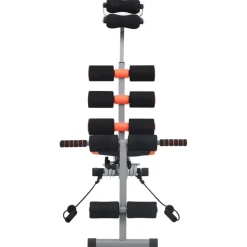 vidaXL Appareil d'exercices abdominaux en L avec cordes élastiques