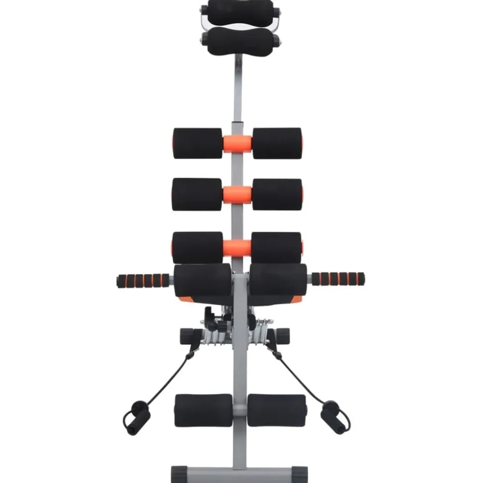 vidaXL Appareil d'exercices abdominaux en L avec cordes élastiques