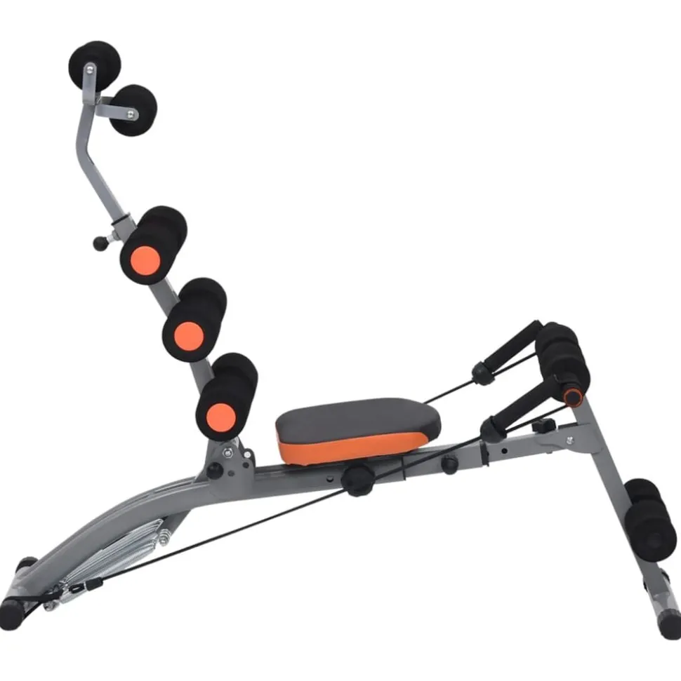 vidaXL Appareil d'exercices abdominaux en L avec cordes élastiques