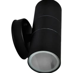 vidaXL Applique murale d'extérieur 2 pcs Acier