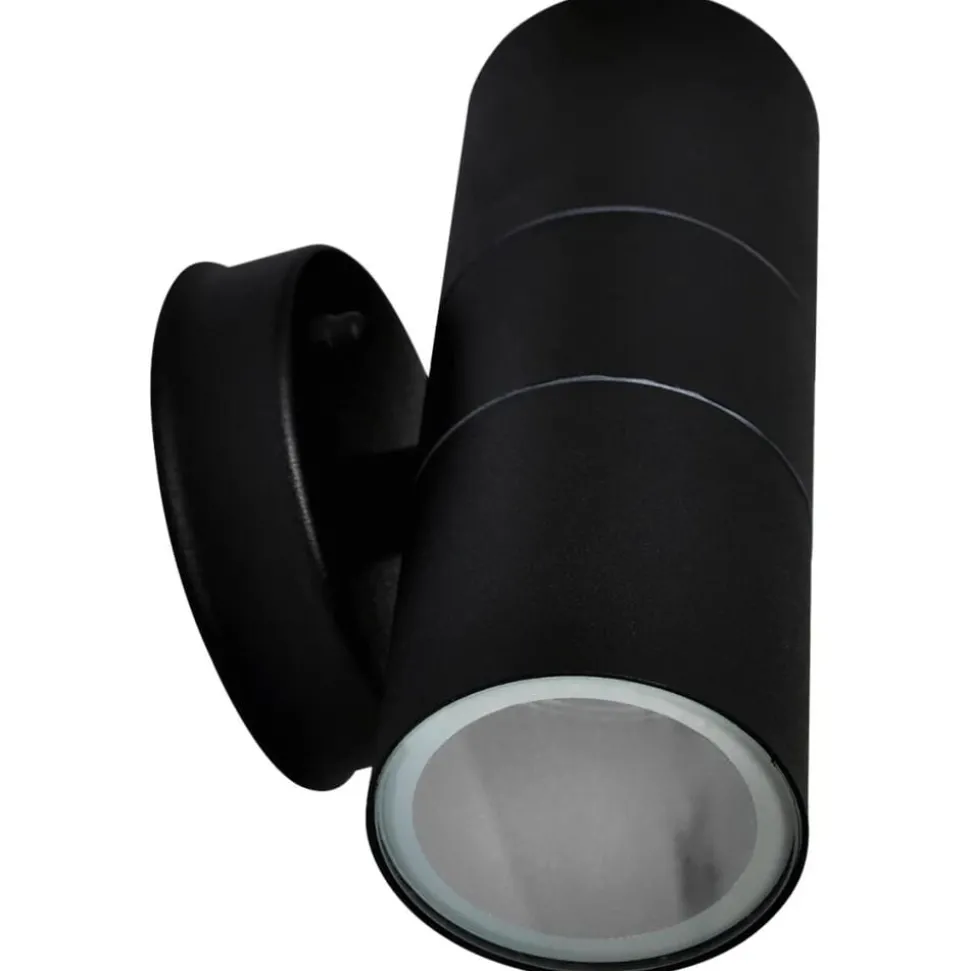 vidaXL Applique murale d'extérieur 2 pcs Acier