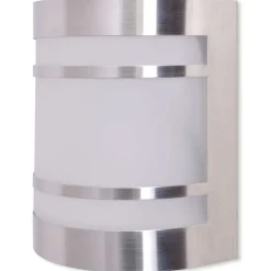 vidaXL Applique murale d'extérieur Acier inoxydable