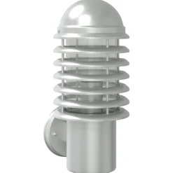 vidaXL Applique murale d'extérieur argenté acier inoxydable