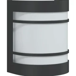 vidaXL Applique murale d'extérieur noir acier inoxydable