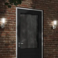 vidaXL Applique murale d'extérieur argenté acier inoxydable