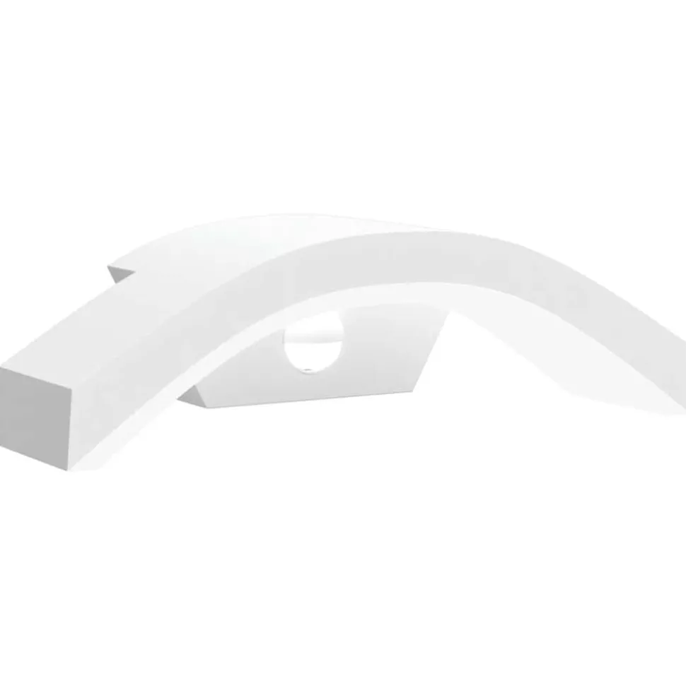 vidaXL Applique murale LED d'extérieur avec capteurs blanc