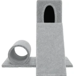 vidaXL Arbre à chat avec griffoir en sisal Gris clair 59 cm