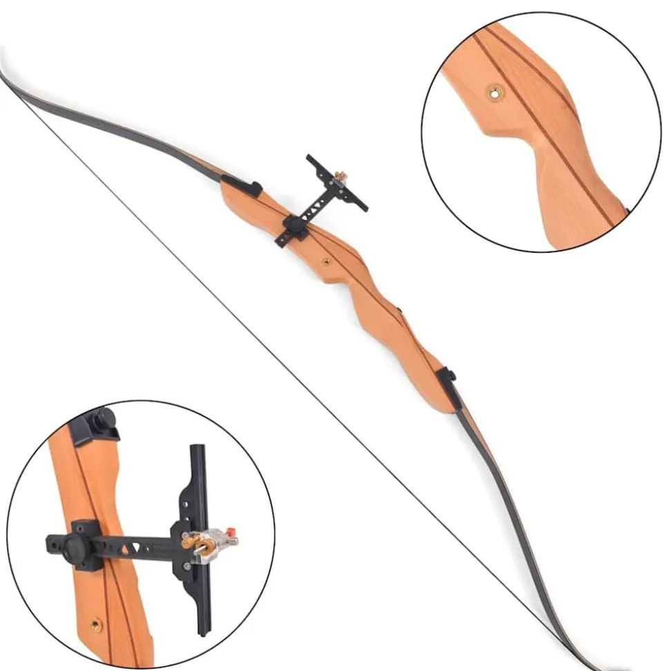 vidaXL Arc recourbé adulte 173 cm 13,6 kg