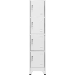 vidaXL Armoire à casier avec 4 compartiments 38x45x180 cm