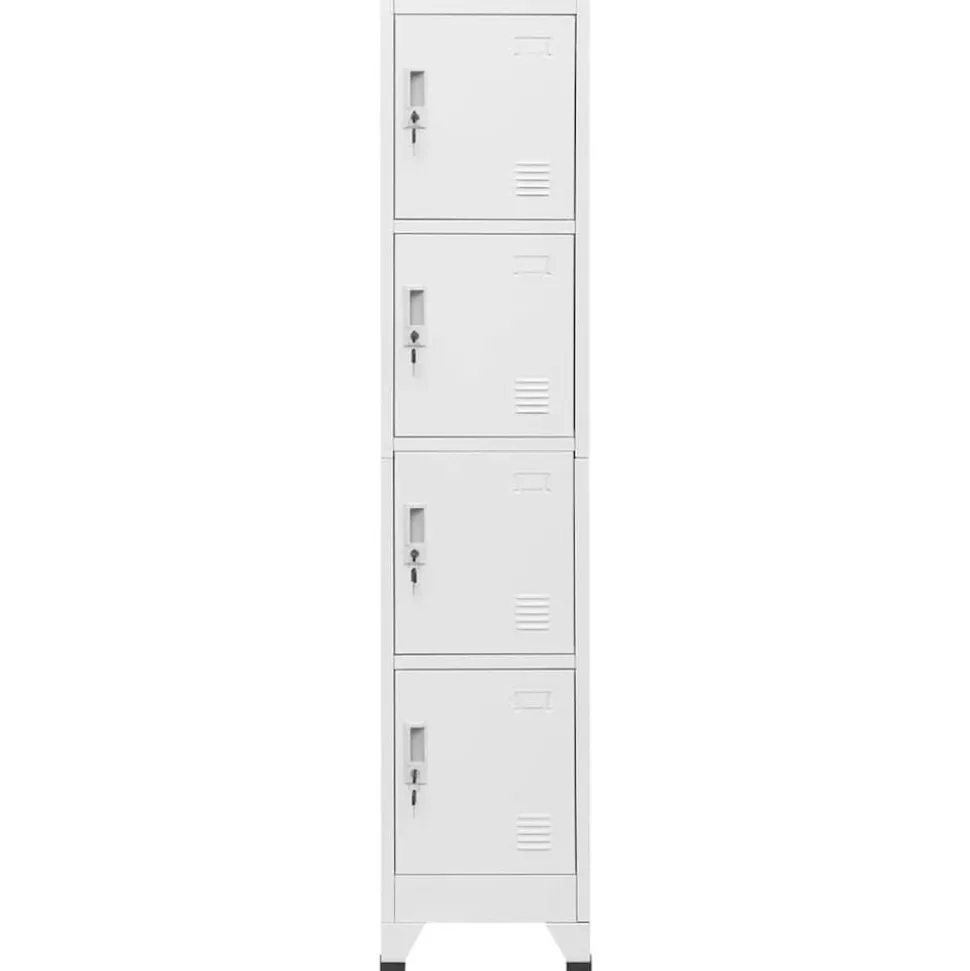vidaXL Armoire à casier avec 4 compartiments 38x45x180 cm
