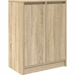 vidaXL Armoire à chaussures chêne sonoma 57x34x76 cm bois d'ingénierie