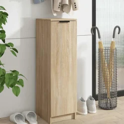 vidaXL Armoire à chaussures Chêne Sonoma 30x35x100cm Bois d'ingénierie