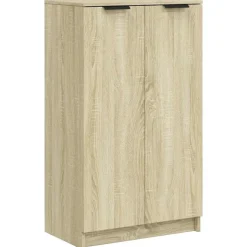 vidaXL Armoire à chaussures Chêne sonoma 59x35x100,5cm Bois d'ingénierie