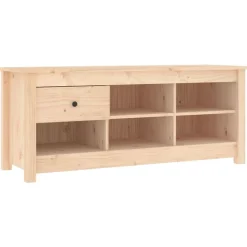 vidaXL Armoire à chaussures 110x38x45,5 cm Bois de pin massif
