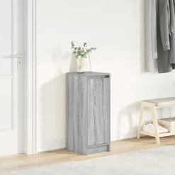 vidaXL Armoire à chaussures sonoma gris 29,5x34x76 cm bois ingénierie