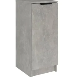 vidaXL Armoire à chaussures Gris béton 30x35x70 cm Bois d'ingénierie