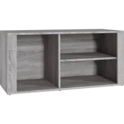 vidaXL Armoire à chaussures Sonoma gris 100x35x45 cm Bois d'ingénierie
