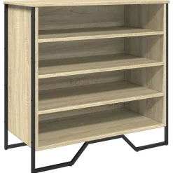vidaXL Armoire à chaussures chêne sonoma 80x38x78 cm bois d'ingénierie