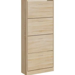 vidaXL Armoire à chaussures Chêne sonoma 63x24x147cm Bois d'ingénierie
