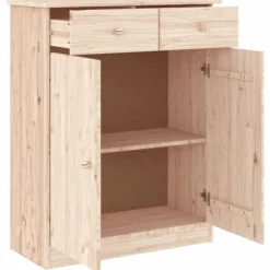 vidaXL Armoire à chaussures ALTA 77x35x96 cm bois massif de pin
