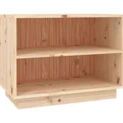 vidaXL Armoire à chaussures 60x34x45 cm Bois de pin massif