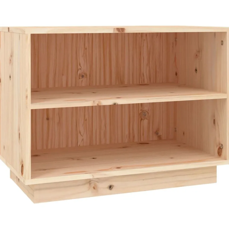 vidaXL Armoire à chaussures 60x34x45 cm Bois de pin massif