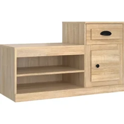 vidaXL Armoire à chaussures chêne sonoma 100x42x60cm bois d'ingénierie