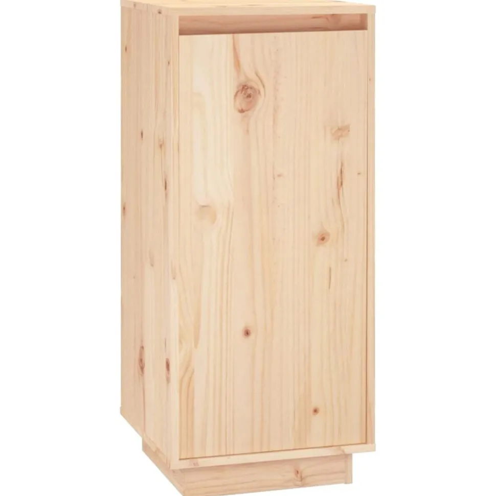 vidaXL Armoire à chaussures 35x35x80 cm Bois de pin massif