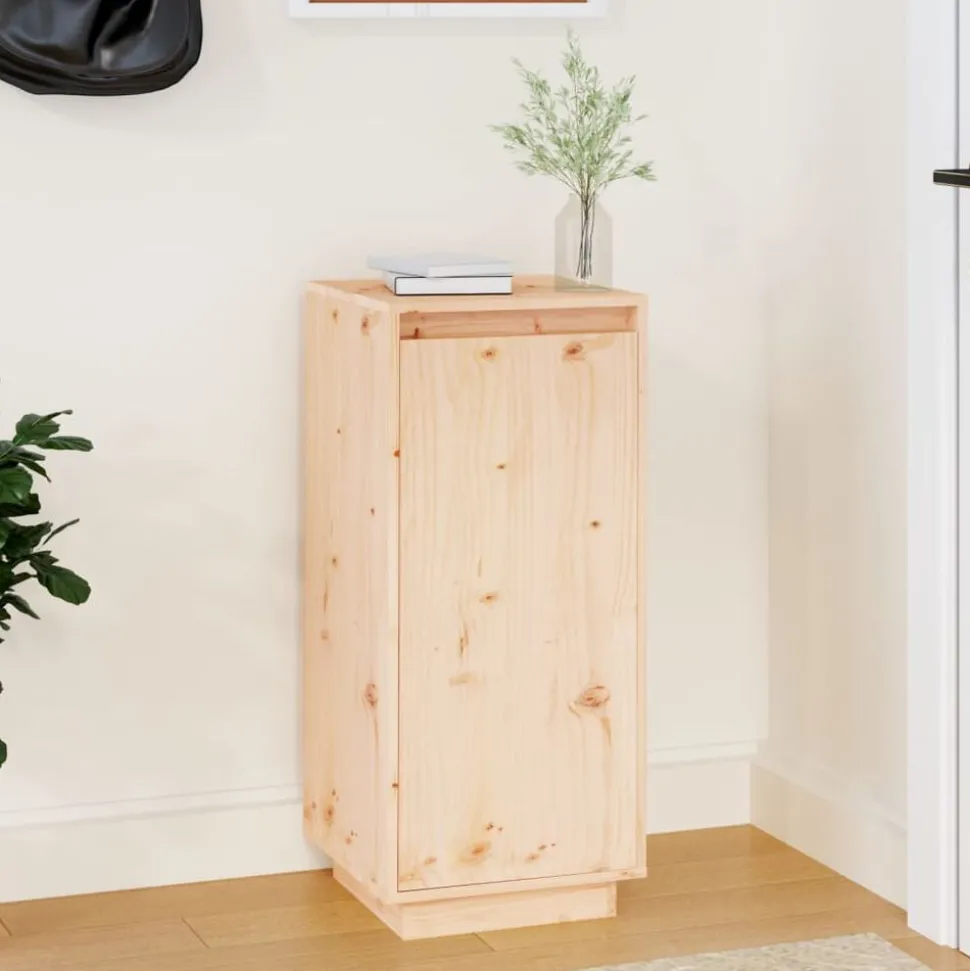 vidaXL Armoire à chaussures 35x35x80 cm Bois de pin massif