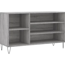 vidaXL Armoire à chaussures Sonoma gris 102x36x60 cm Bois d'ingénierie