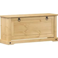 vidaXL Armoire à chaussures Corona 99x32x138 cm bois de pin massif