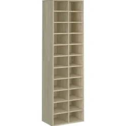 vidaXL Armoire à chaussures chêne sonoma 54x34x183cm bois d'ingénierie