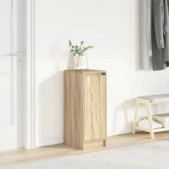 vidaXL Armoire à chaussures chêne sonoma 29,5x34x76 cm bois ingénierie