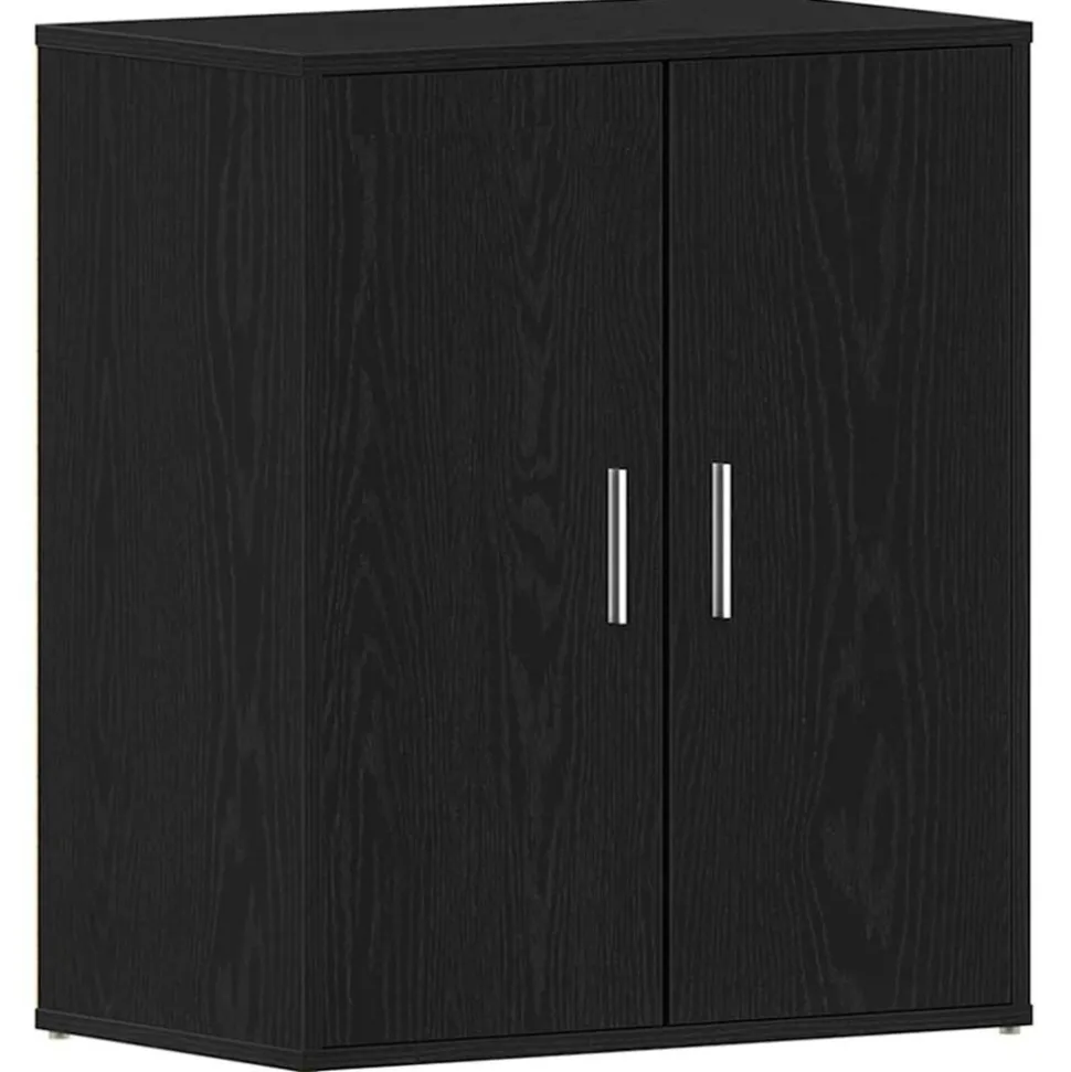 vidaXL Armoire à chaussures Noir 60x35x70 cm Bois d’ingénierie