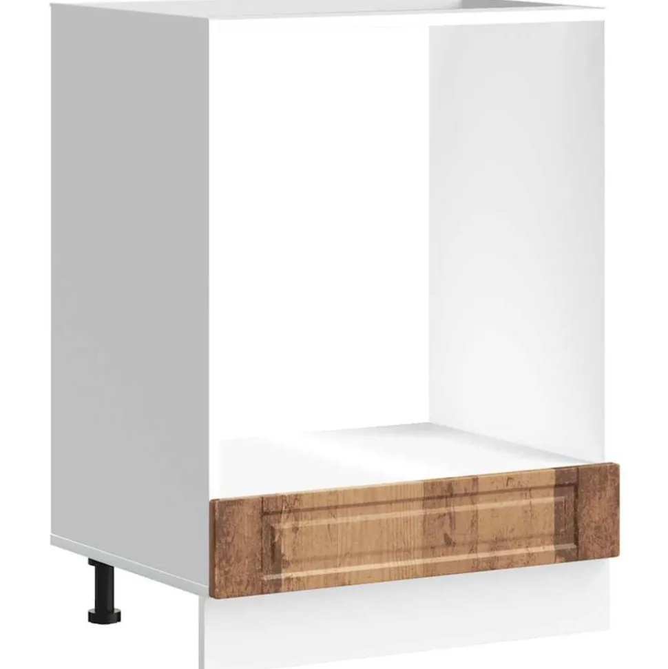 vidaXL Armoire à four Porto vieux bois bois d'ingénierie
