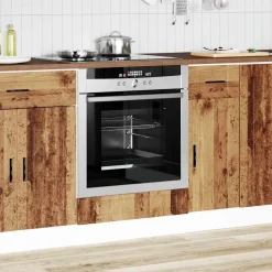 vidaXL Armoire à four Porto vieux bois bois d'ingénierie