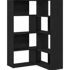 vidaXL Armoire 2 pcs Chêne noir 85 x 85 x 140 cm Bois d'ingénierie