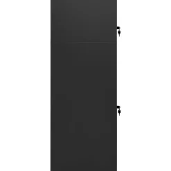 vidaXL Armoire à selles Anthracite 53x53x140 cm Acier