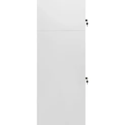 vidaXL Armoire à selles Gris clair 53x53x140 cm Acier