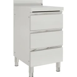 vidaXL Armoire de cuisine commerciale avec 3 tiroirs 50 x 60 x 96 cm