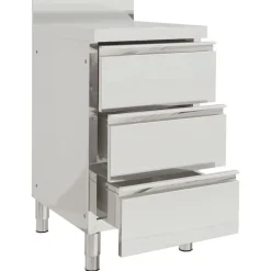 vidaXL Armoire de cuisine commerciale avec 3 tiroirs 50 x 60 x 96 cm