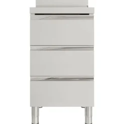 vidaXL Armoire de cuisine commerciale avec 3 tiroirs 50 x 60 x 96 cm