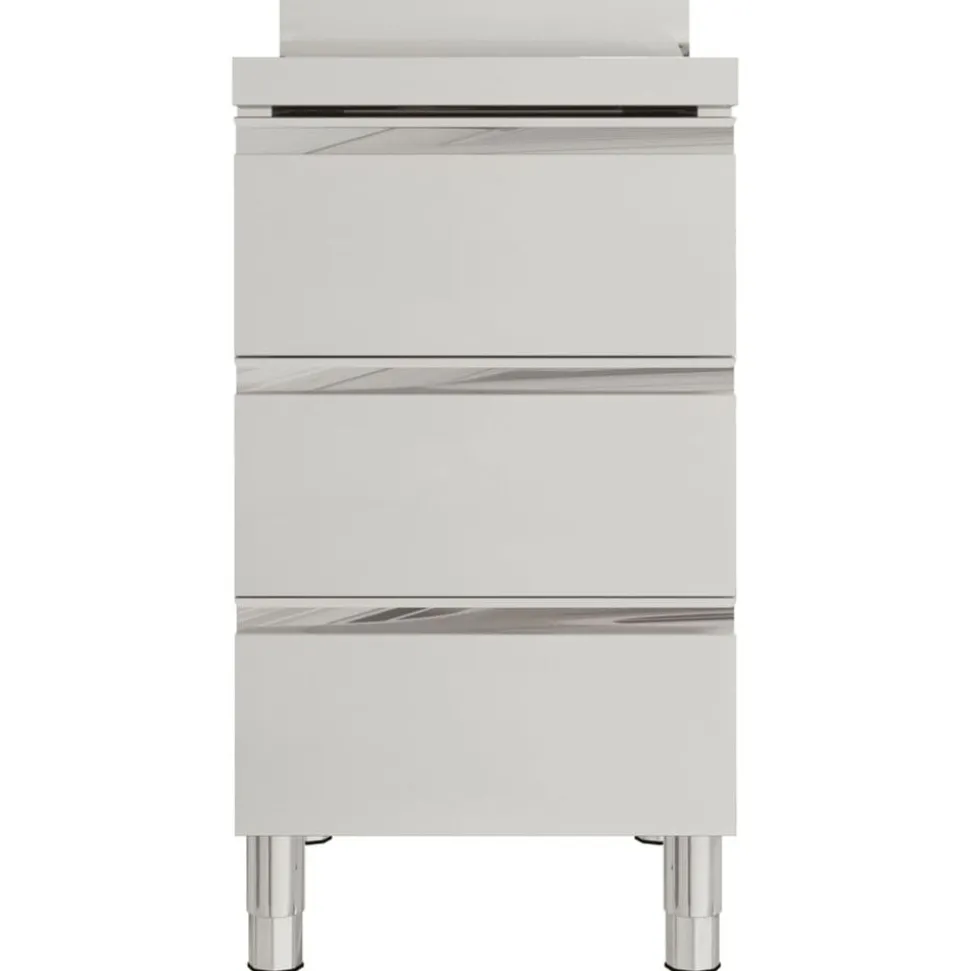 vidaXL Armoire de cuisine commerciale avec 3 tiroirs 50 x 60 x 96 cm