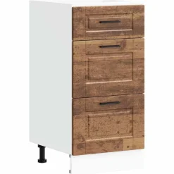 vidaXL Armoire de cuisine Porto vieux bois bois d'ingénierie